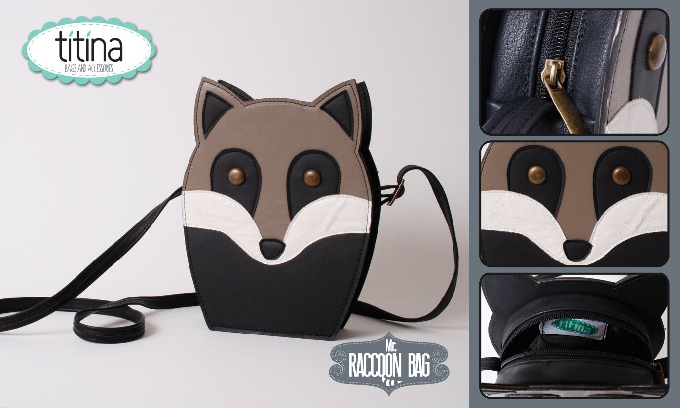 mr raccoon bag