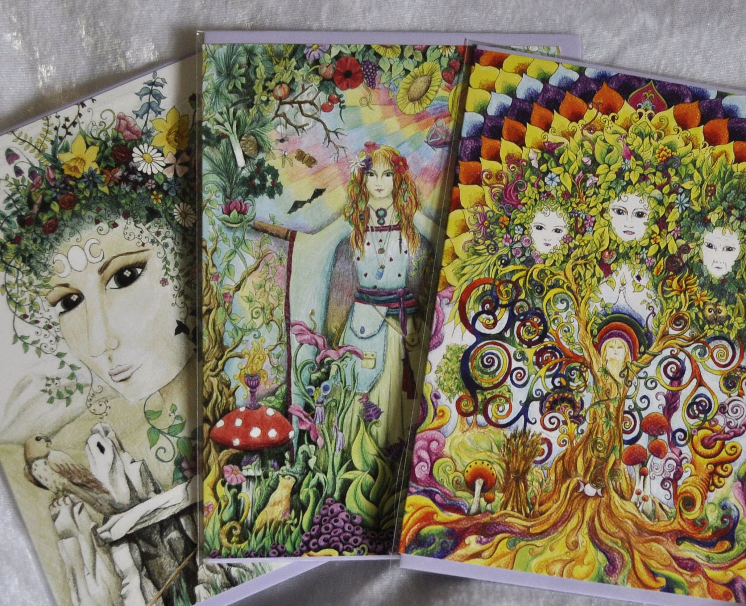 Six Goddess / Womanspirit Art Greetings cards