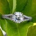 Old Mine Cut - 1.62 cttw  Cushion Cut - Split Shank-  Halo - Pave - Antique Style - Diamond Engagement Ring 14K