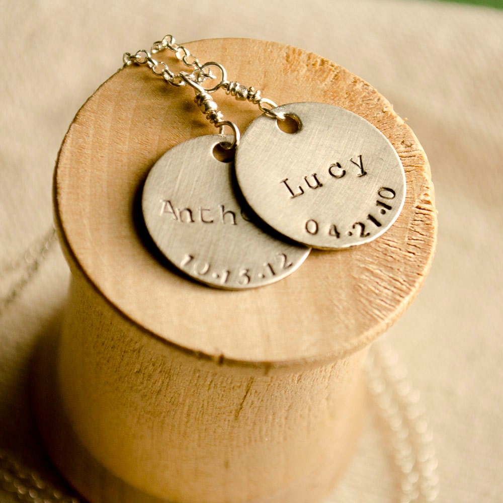 LITTLE ONES Personalized Necklace (2-DISC)