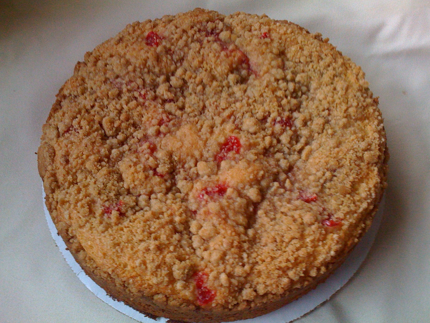 Homemade Cherry Pie Crumb Cake