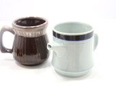 vintage pourer and glazed mug