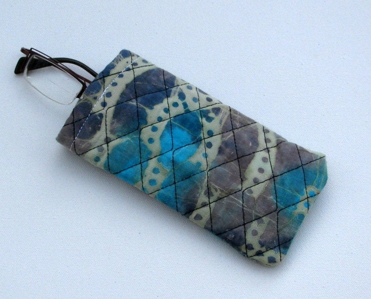 Eyeglass Cases Quilted Batik Decorative