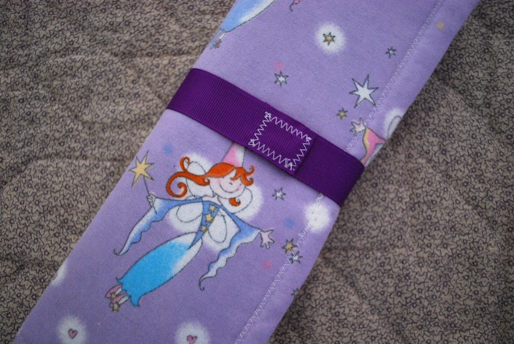 Childrens Chalkboard To Go travel placemat - princess fairies on lavender