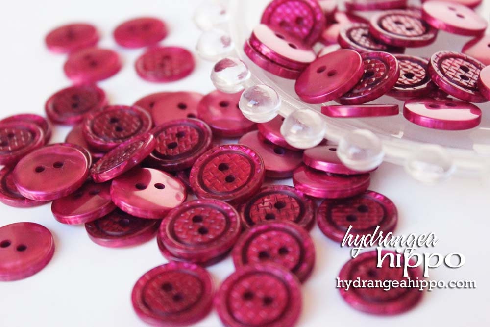 Set of 20 Maroon Plum Criss Cross Pearlized Buttons 5/8 inch diameter
