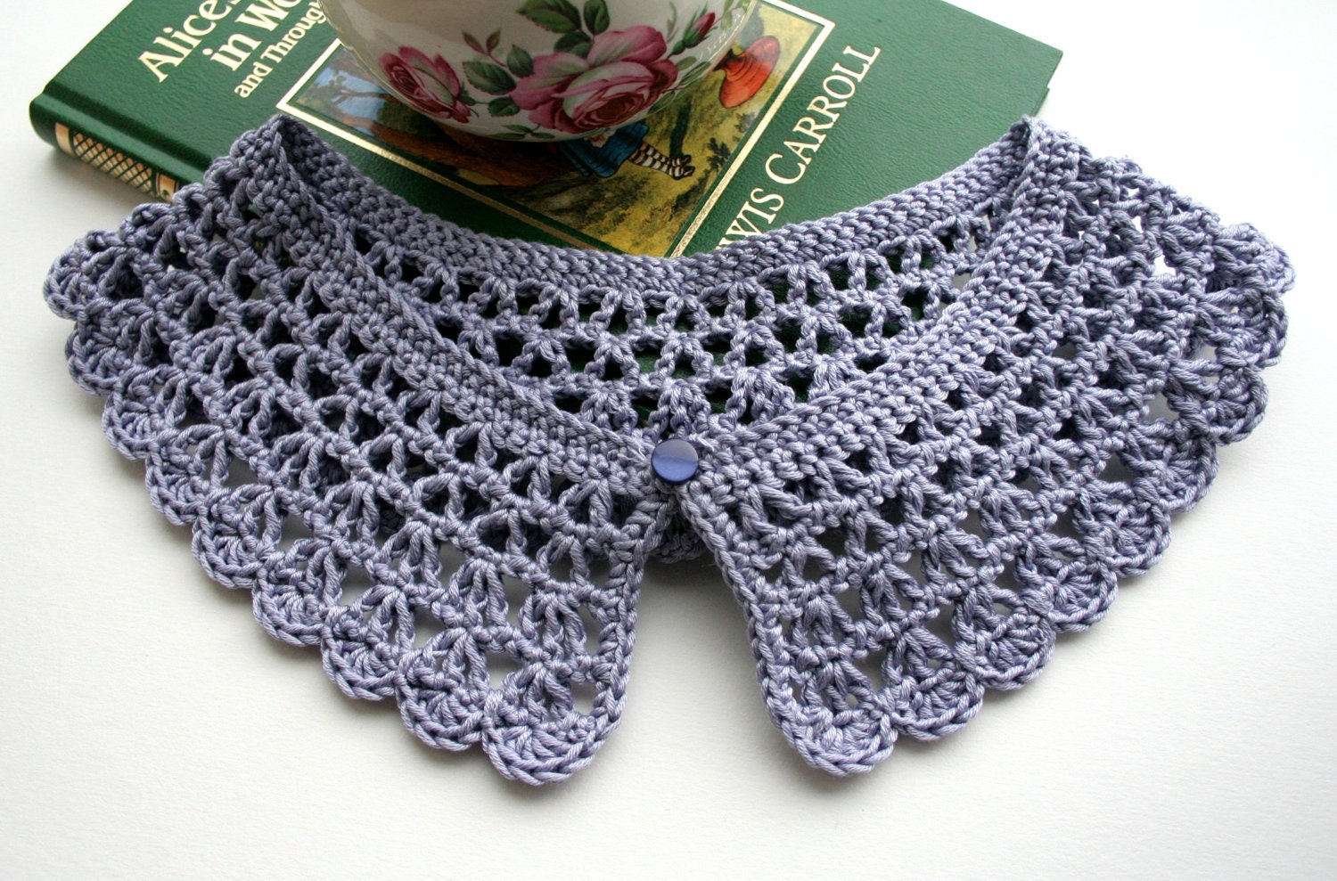 Detachable Crochet Collar Pattern, PDF download, DIY tutorial