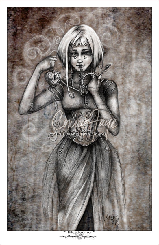 Filodorma KeyHolder Gothic Art 11x17 Print