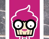 Kid Cupcake 5 x 7 Print