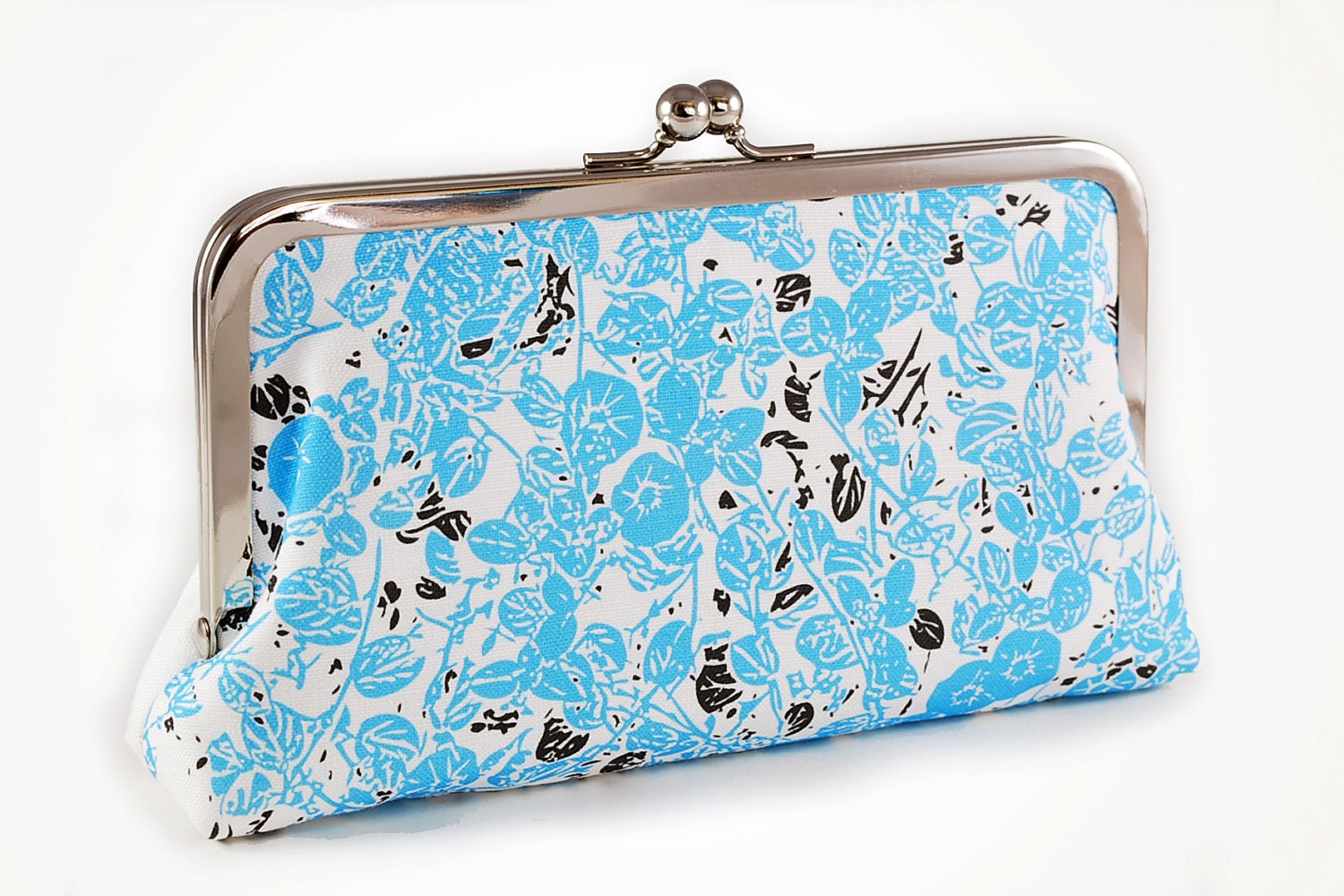 ON SALE Was 70 now 50 Clutch purse featuring Australian Bindweed print