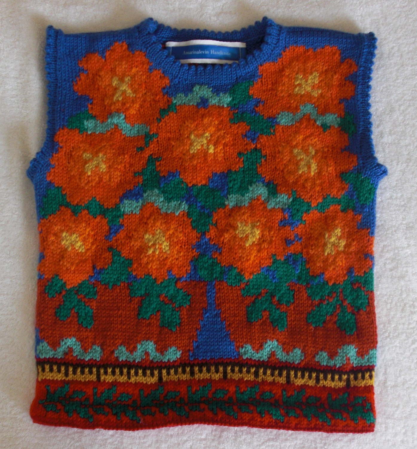 Five/Six Year Inchworm Vest