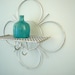 Vintage Metal Shelf Retro Style Wall Decor