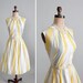 Vintage 1950s Dress : 50s 60s Cotton Sundress