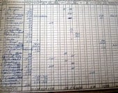 Vintage Cash Payment Ledger Pages Hand Written