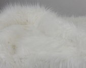 Arctic Fox Faux Fur in White
