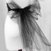 RESERVED for lindergrace - VENICE LACE black crochet belt with tulle ties