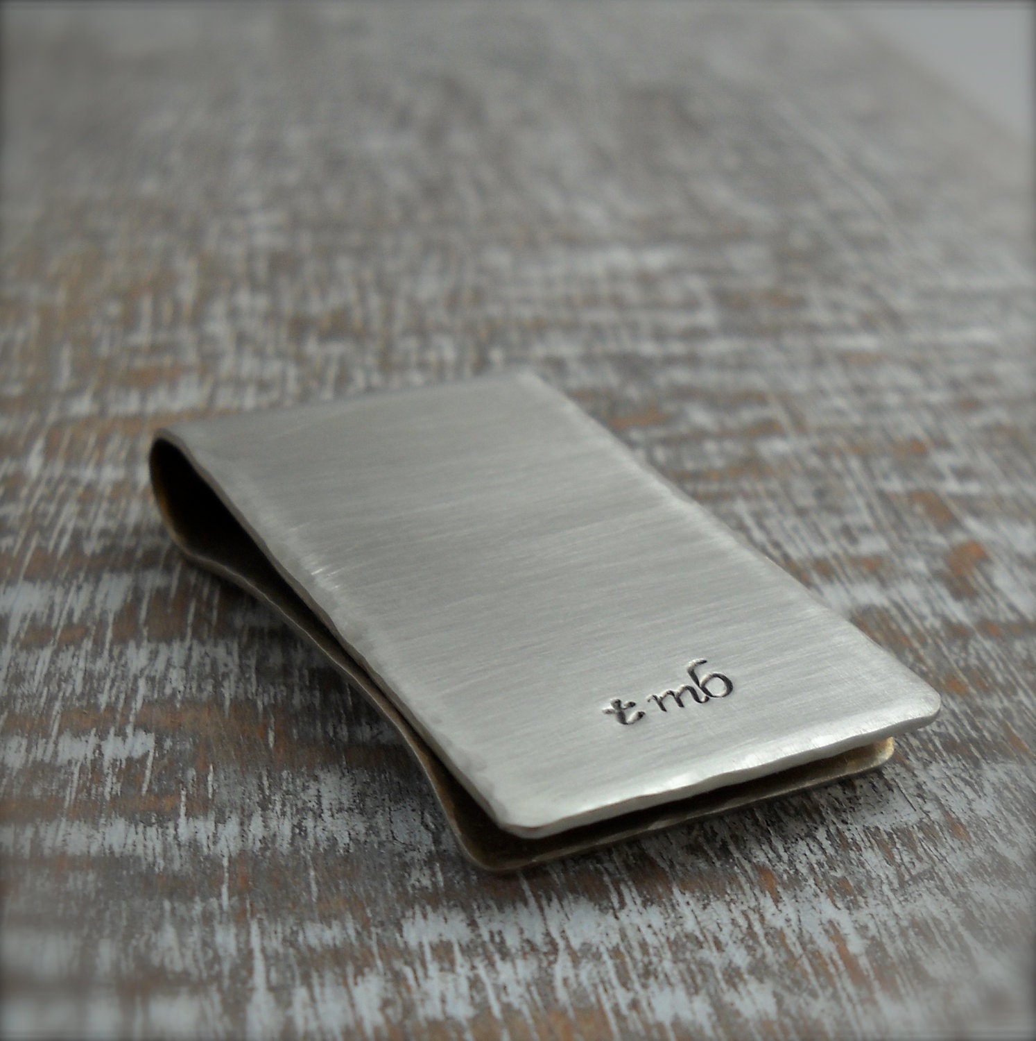 Personalized Nickel Money Clip