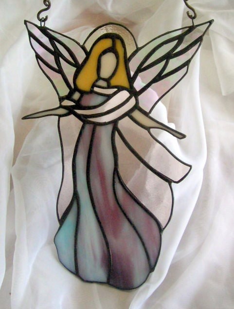 Blessing Angel in stained glass Benefits Charity Geovi's Home for Life