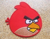 Free shipping angry birds Patch Embroidered Badge 9x9 cm 3"