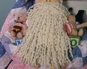 SaLe Night Time Antique block Cutter Quilt pRiMiTivE Folkart SanTa dOLL Collectable