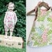 PRINTED PATTERN: Shortcake Reversible Romper and Dress Pattern - Original Paper Printed Sewing Pattern - Size 6 Month through 6 Years