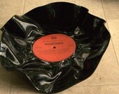 Abstract Vinyl Record Album Art Decoration Bowl Centerpiece