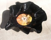 Abstract Vinyl Record Album Art Decoration Bowl Centerpiece