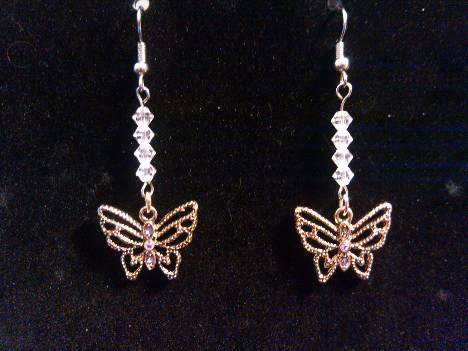 Swarovski Butterfly Earrings