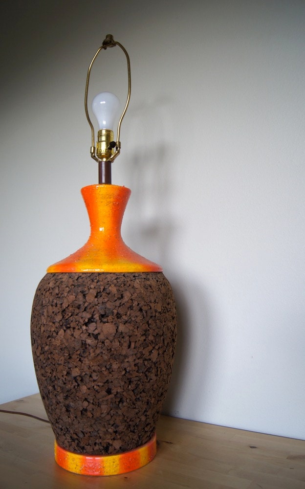 Fun Retro Cork Lamp