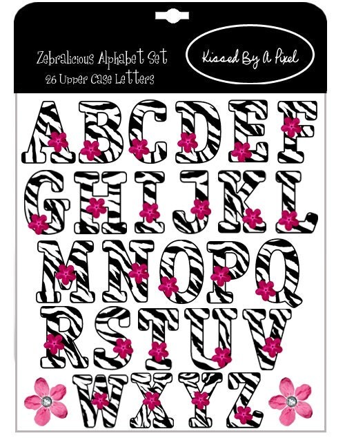 zebra-print-digital-scrap-alphabet-set-by-kissedbyapixel-on-etsy