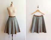 SALE / Vintage PRADA snakeskin leather full skirt