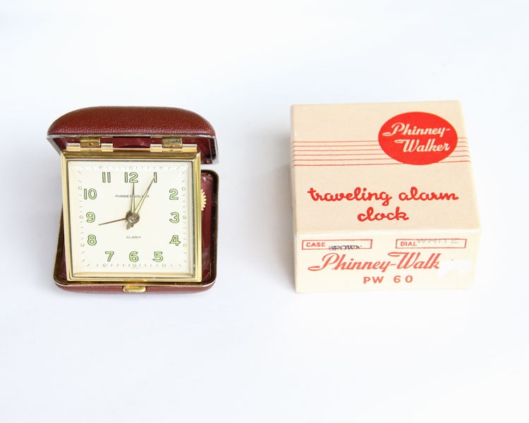 Clock Vintage Traveling Alarm Clock