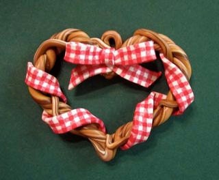 Polymer clay gingham ribbon tutorial
