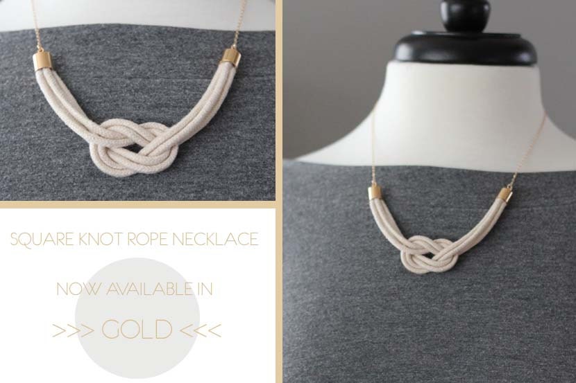Rope Necklace - Be A Square Knot