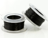 26 Gauge Black - Enamel Copper Wire - 30 yard spool.