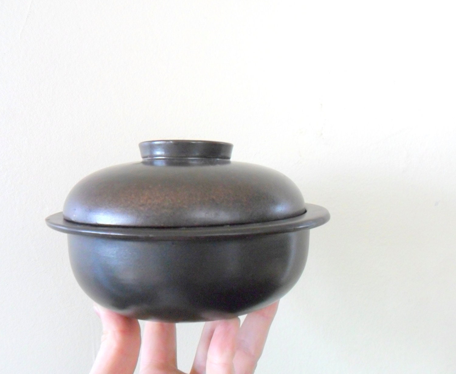 vintage arabia of finland liekki covered pot or soup bowl - scandinavian - midcentury modern