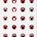 Miss Mouse Digital Image Sheet for 1 Inch Bottle Caps Personal and Commercial Use