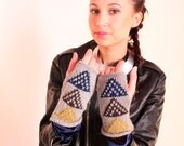 GREY MOUNTAINS Handmade Baby Alpaca Fingerless Hand Warmers