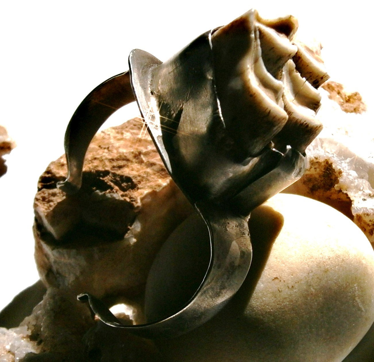 Ungulate Tooth Specimen Cuff Bracelet