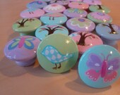 8 Custom Kids' Hand-painted Knobs/ Drawer Pulls