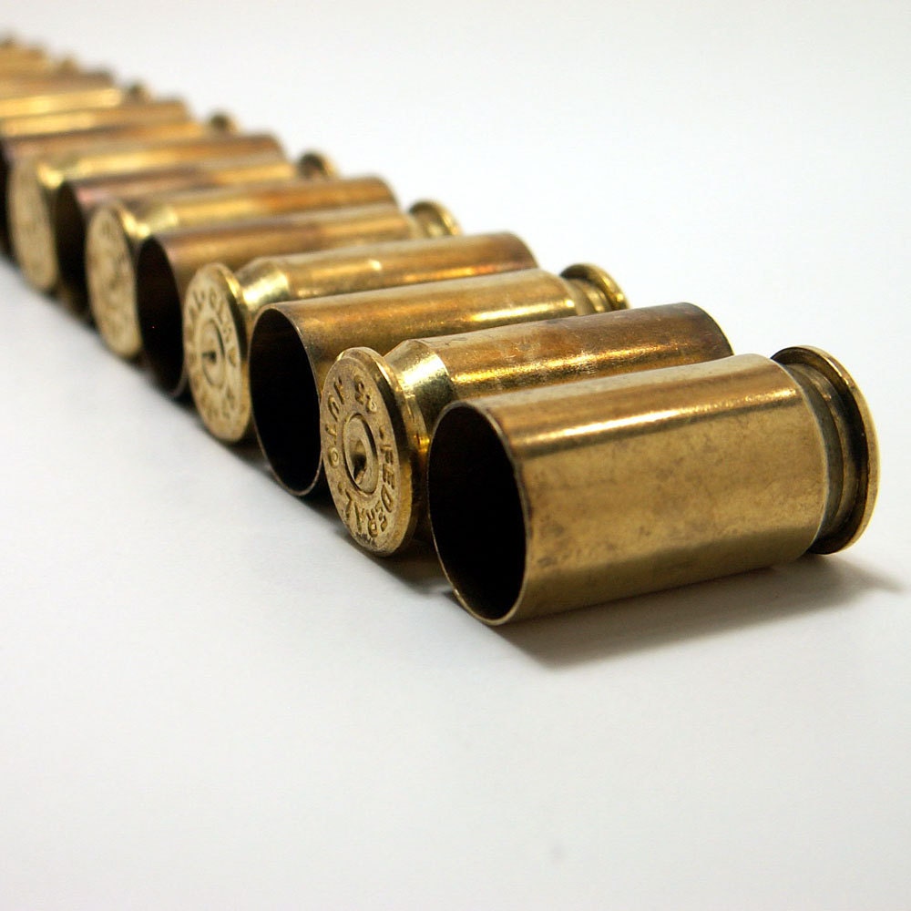 Brass Shell Casings 18 Spent .45 caliber by AilorsAttic on Etsy
