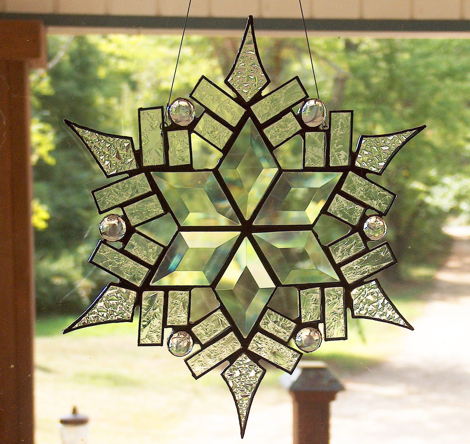 11" Stained Glass Star / Snowflake - The Medium Stars of Today