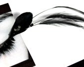 Dramatic Black Feather False Eyelashes