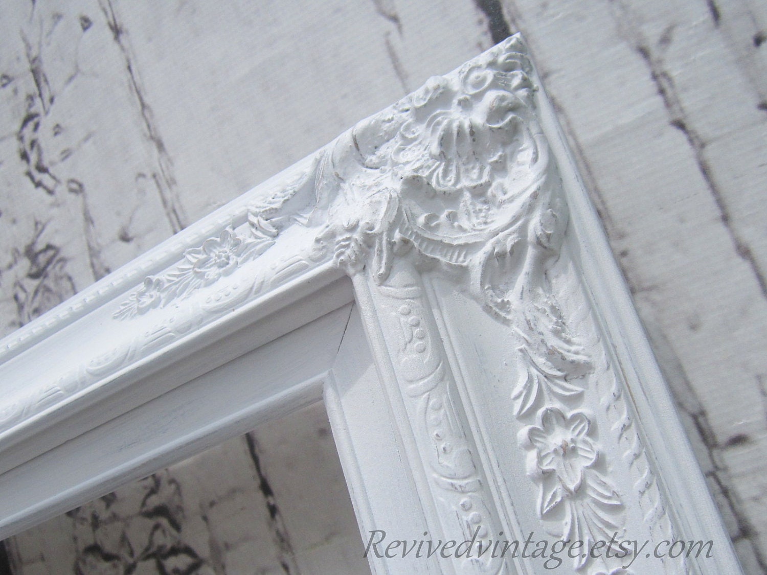 WEDDING PORTRAIT FRAME For Sale White Shabby Chic Picture Frames  20"x24" MaNY SiZES- Photography Prop Vanity Mirror Frame Baroque Victorian