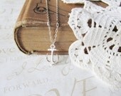 AHOY anchors away sailor necklace (silver)