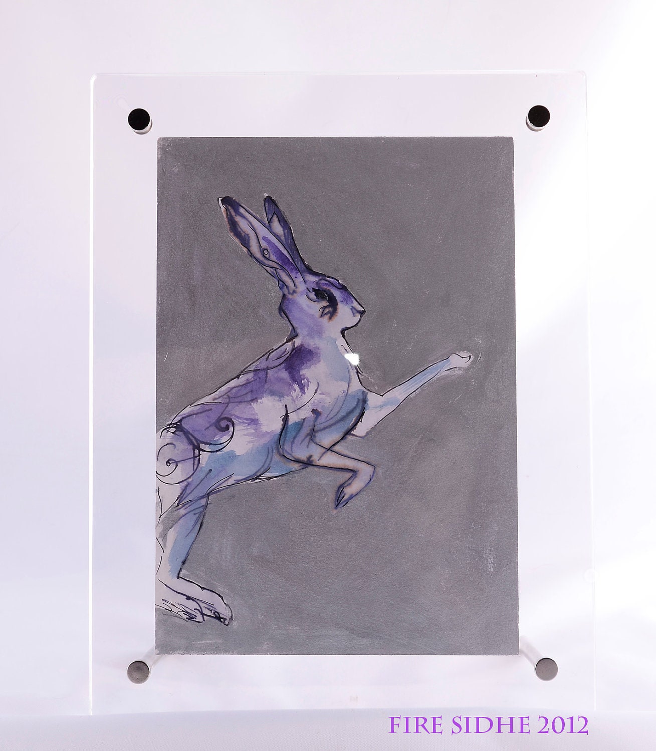 Moonlit Hare - ORIGINAL PAINTING