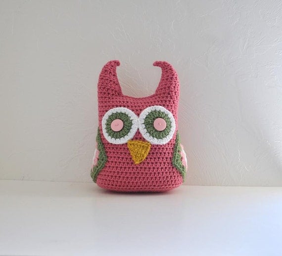 Hootie the Owl Plushie  Nursery Decor Made to Match Owl Blankets
