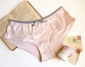 Pink & Silver Snakeskin Print Cheeky Panties Made to Order