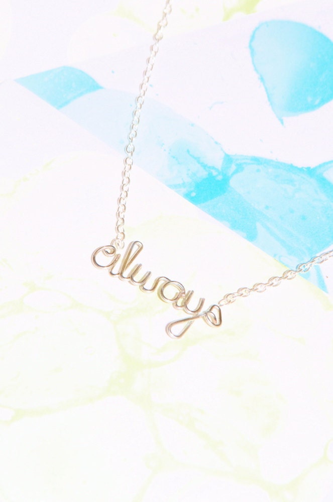 Always Necklace - Harry Potter Snape Love Quote