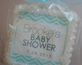 Chevron Stripe Custom Wedding Favors or Shower Favors