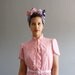 1970's pink lace dress m / l